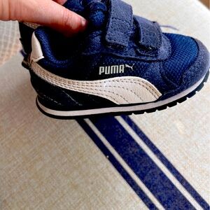 Puma kids toddler boy tennis shoes 4 play